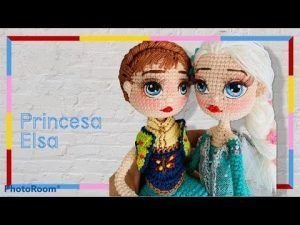 Princesa Elsa amigurumis