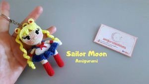 Llavero Muñeca Sailor Moon en amigurumi paso a paso
